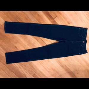 Buckle Black sculpted high rise skinny jeans